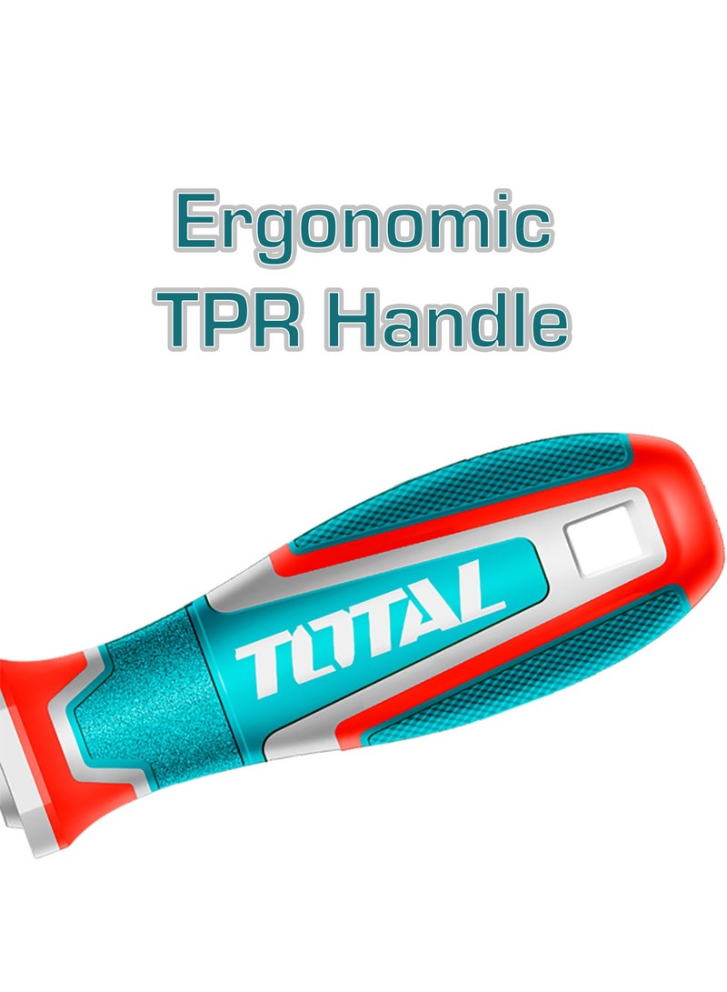 TOTAL Slotted Screwdriver with Magnetic Tip SL6.5x150mm - Image 3